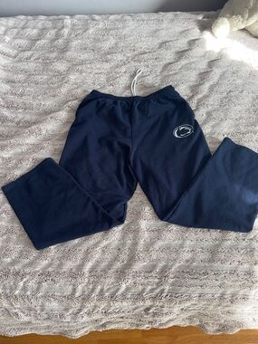 GUC Penn state logo straight leg navy blue sweat pants XL